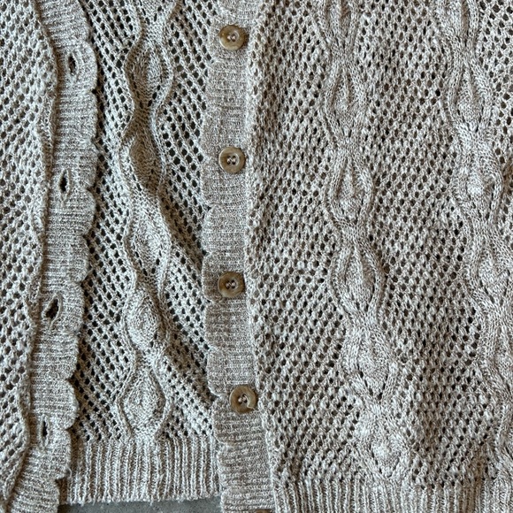 d'allaird's cream button up sweater vest - Picture 3 of 3